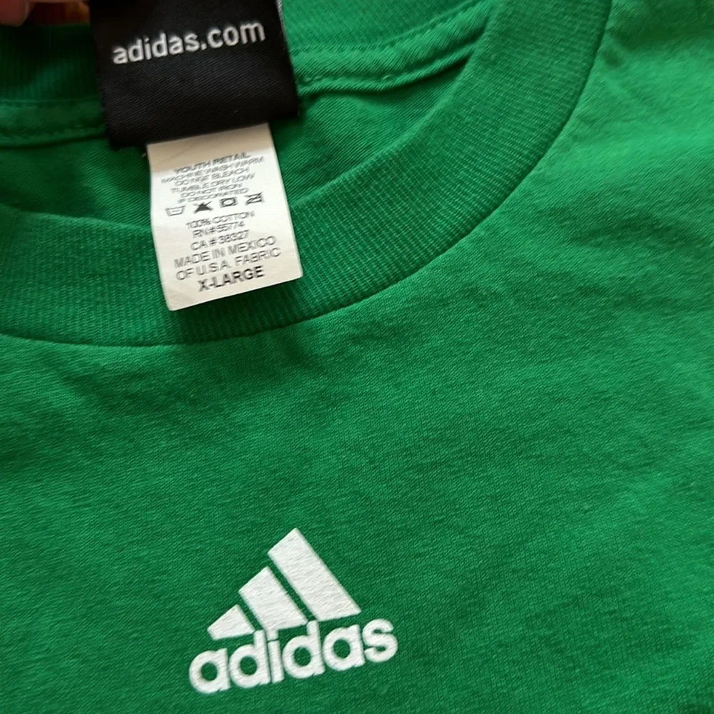 XL Youth Adidas Long Sleeve Tshirt